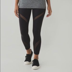 Lululemon High Times Pant (Wrap Mesh) Black